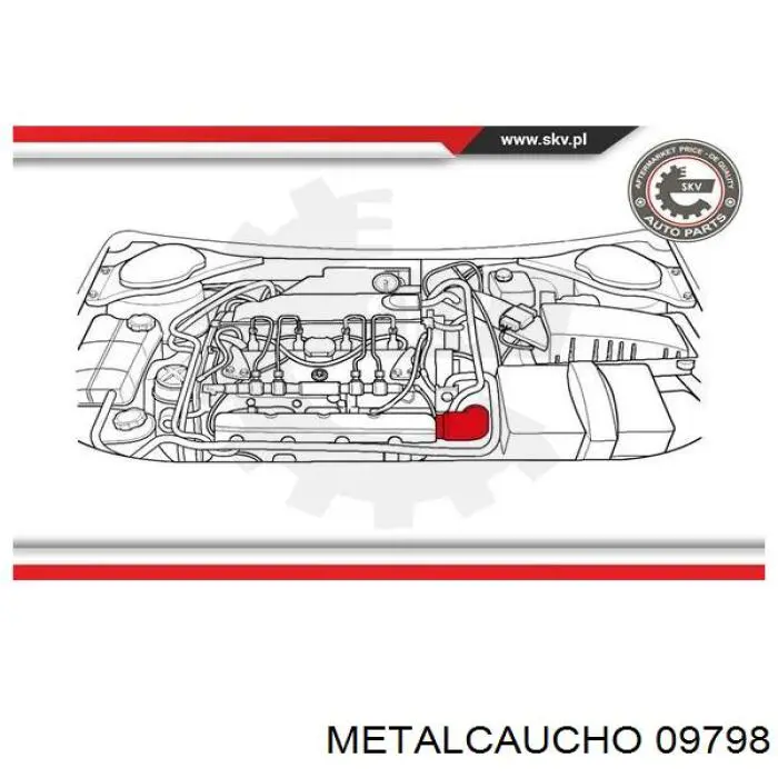  Manguera Tuberia De Radiador (gases de escape) para Ford Mondeo 3 