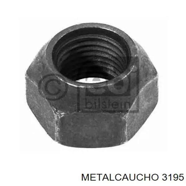 3195 Metalcaucho brida del sistema de refrigeración (triple)