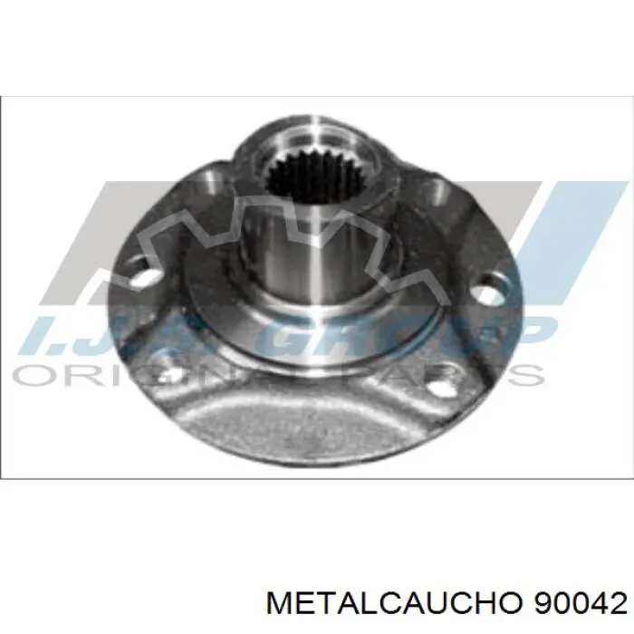 90042 Metalcaucho cubo de rueda delantero