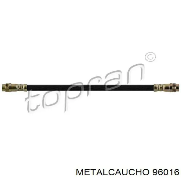 96016 Metalcaucho tubo flexible de frenos trasero