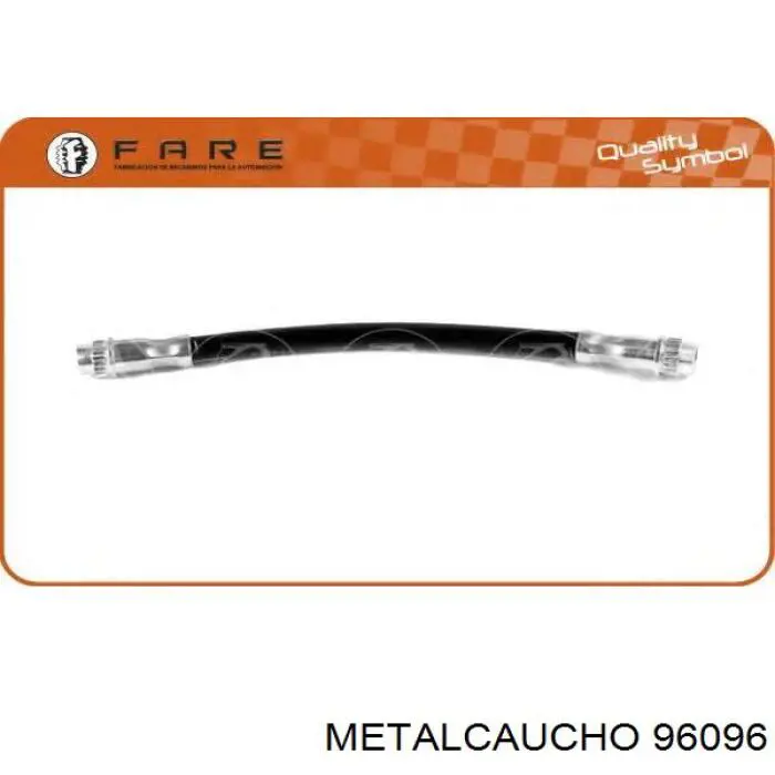 96096 Metalcaucho tubo flexible de frenos trasero