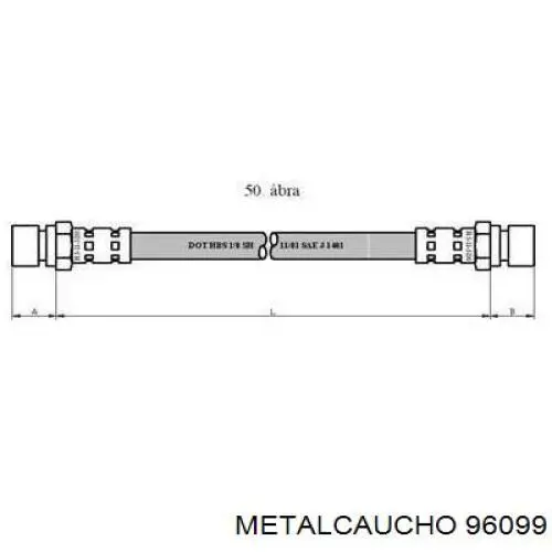 480627 Peugeot/Citroen latiguillo de freno delantero