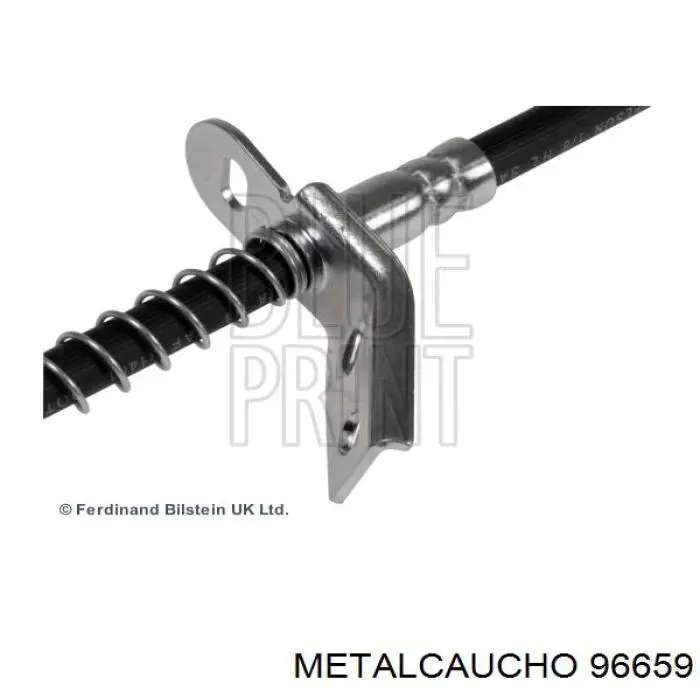 96659 Metalcaucho tubo flexible de frenos delantero derecho