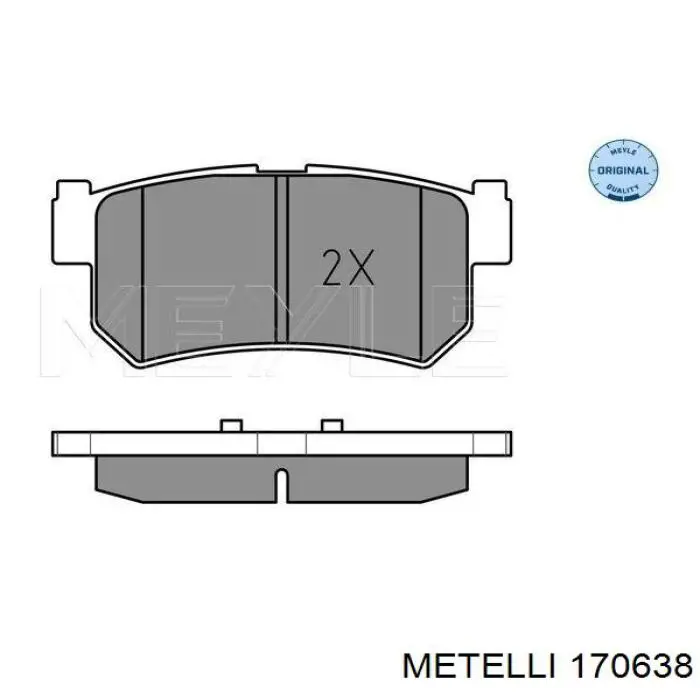 17-0638 Metelli árbol de transmisión delantero derecho