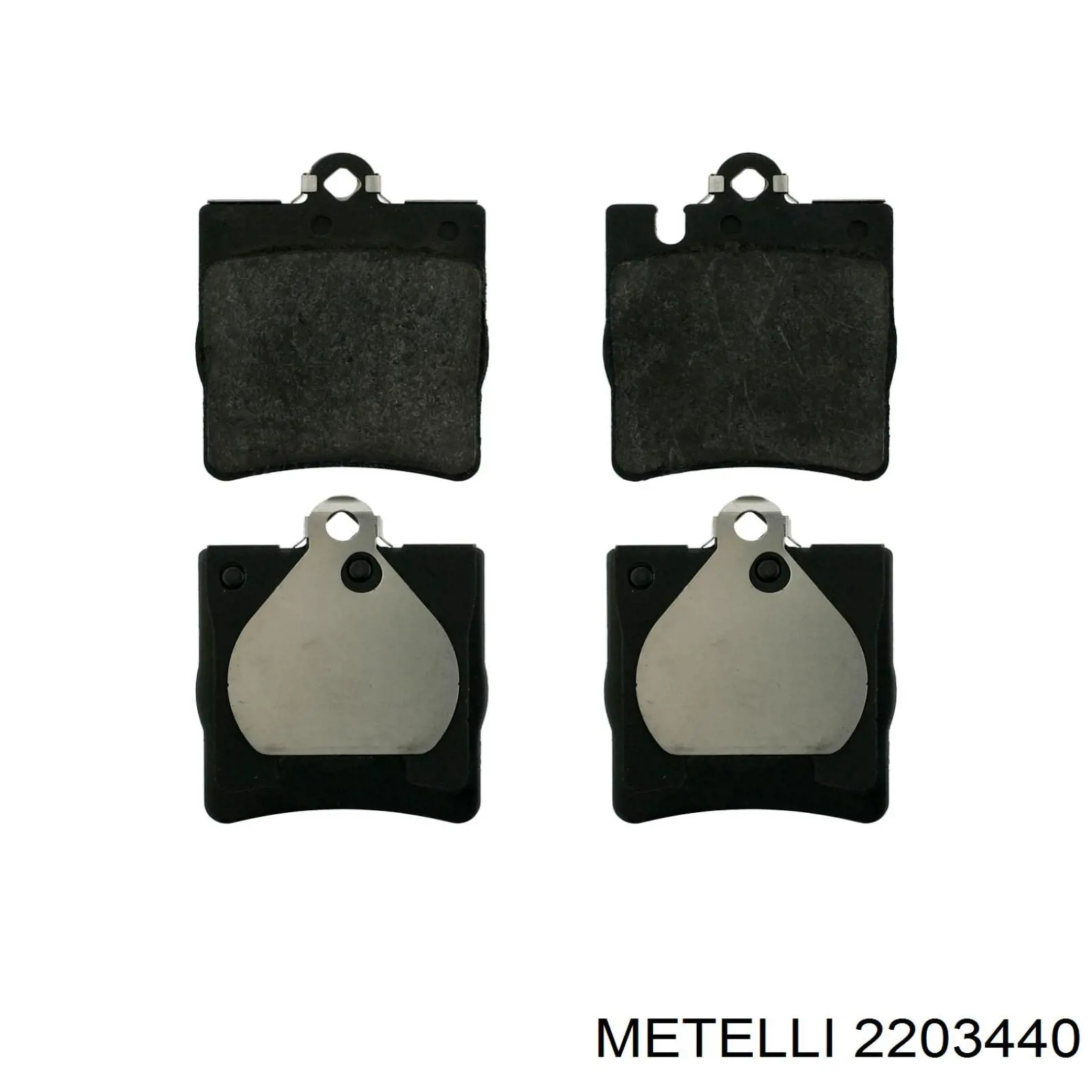 22-0344-0 Metelli pastillas de freno traseras