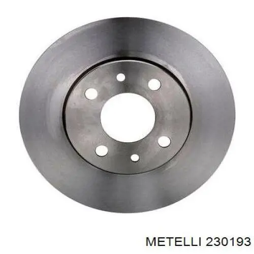 230193 Metelli disco de freno trasero