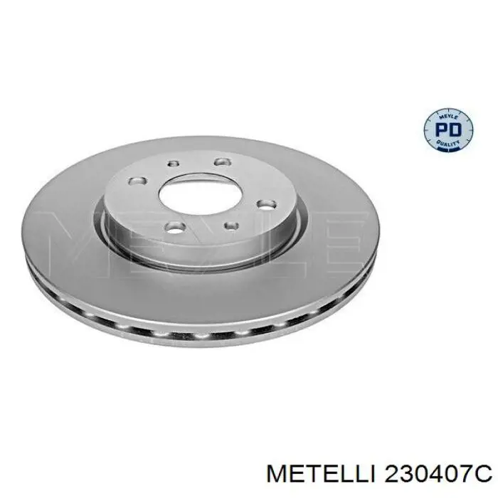 23-0407C Metelli freno de disco delantero