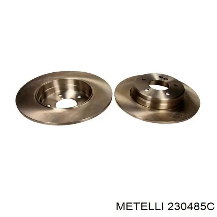 23-0485C Metelli disco de freno trasero