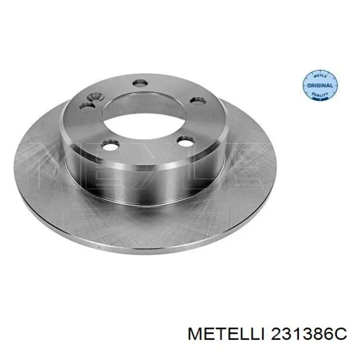 23-1386C Metelli disco de freno trasero