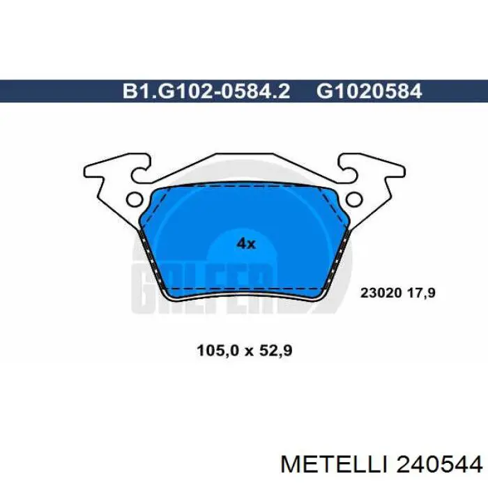 24-0544 Metelli bomba de agua