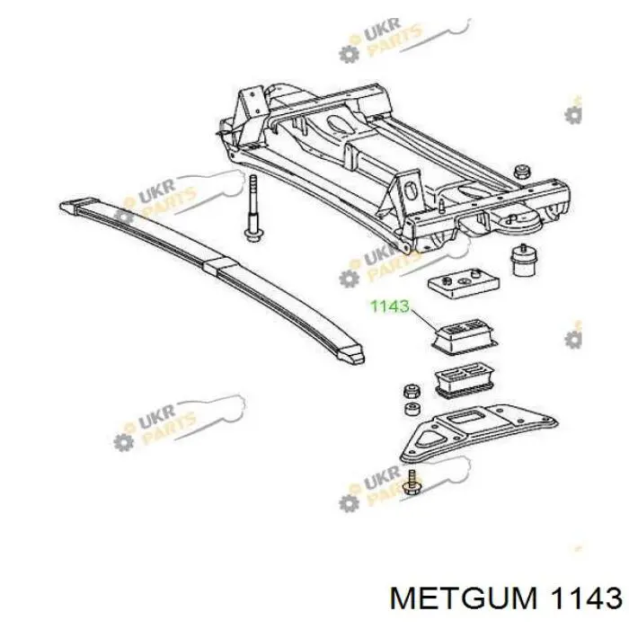 1143 Metgum tope de ballesta delantera
