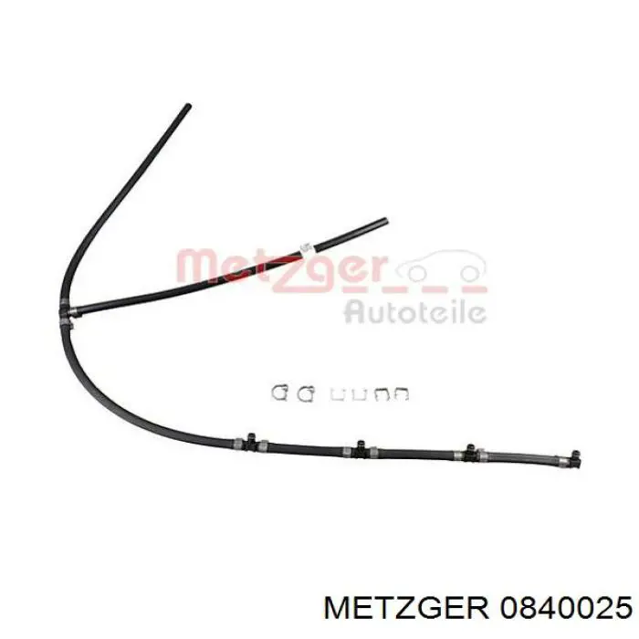 0840025 Metzger tubo de combustible atras de las boquillas