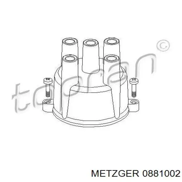 0881002 Metzger tapa de distribuidor de encendido