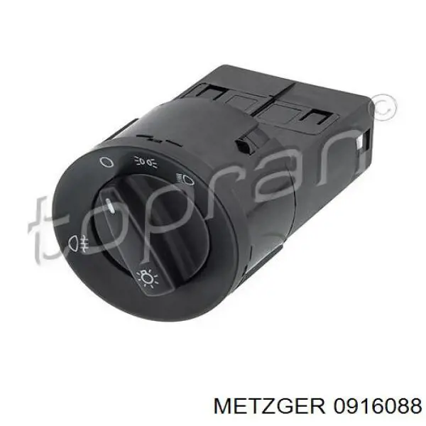  Interruptor De Faros Para "TORPEDO" para Volkswagen Beetle 9C