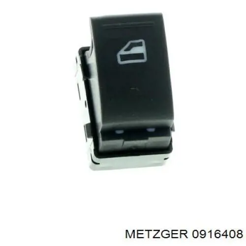 0916408 Metzger botón de encendido, motor eléctrico, elevalunas, puerta delantera derecha