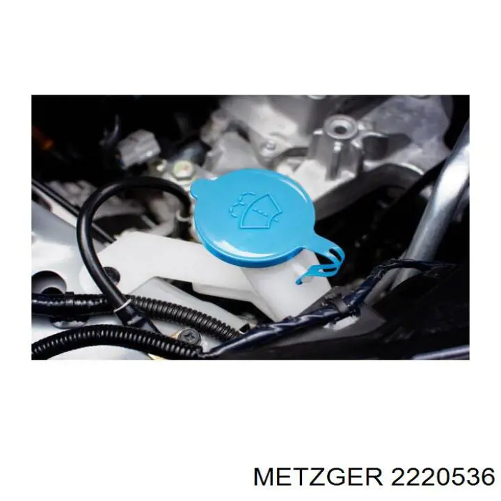 2220536 Metzger tobera de agua regadora, lavado de faros, delantera derecha