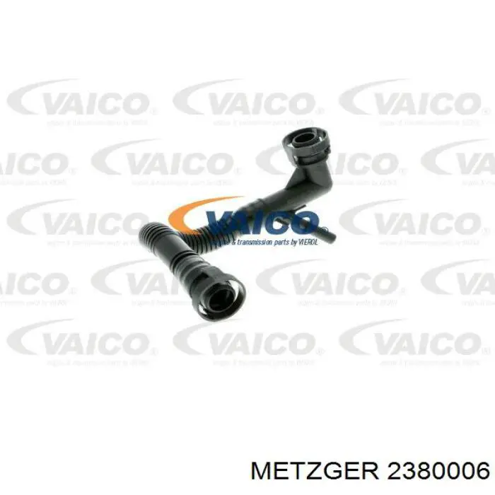 2380006 Metzger tubo de ventilacion del carter (separador de aceite)