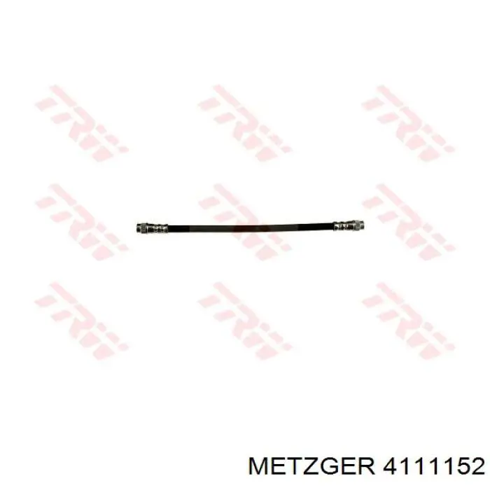 4111152 Metzger tubo flexible de frenos trasero