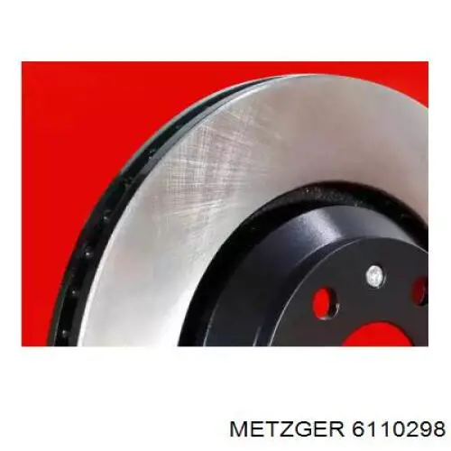 6110298 Metzger freno de disco delantero