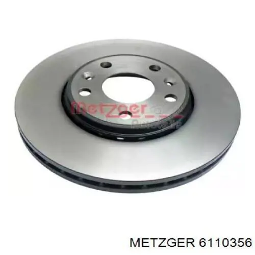 6110356 Metzger freno de disco delantero