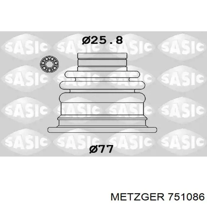 6001550547 Renault (RVI) fuelle, árbol de transmisión delantero exterior