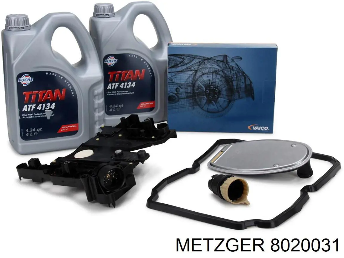 8020031 Metzger filtro hidráulico, transmisión automática