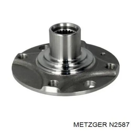 N 2587 Metzger cubo de rueda delantero