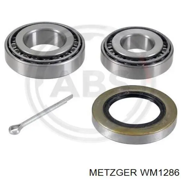 WM 1286 Metzger cojinete de rueda trasero