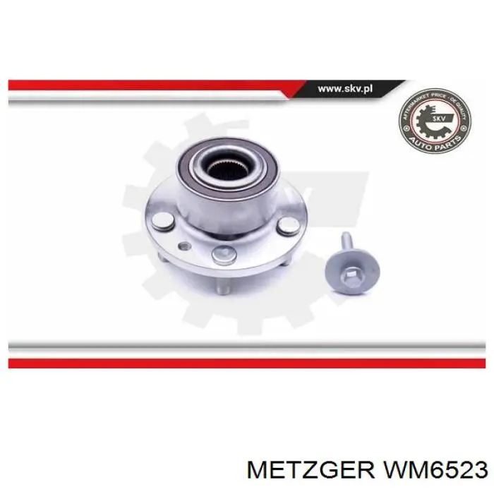 WM6523 Metzger cubo de rueda delantero