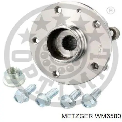 WM 6580 Metzger cubo de rueda trasero