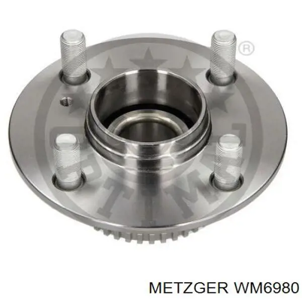 WM 6980 Metzger cubo de rueda trasero