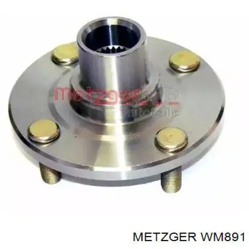 WM 891 Metzger cubo de rueda trasero