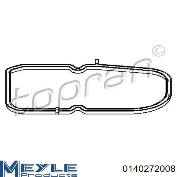 1262711080 Porsche junta, cárter de aceite, caja de cambios