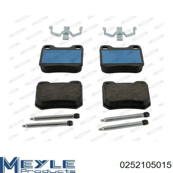  Pastillas de freno traseras para Opel Omega 16, 17, 19