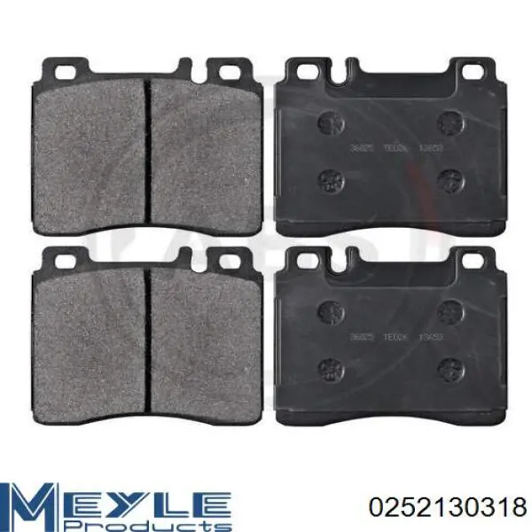  Pastillas de freno delanteras para Mercedes S W140