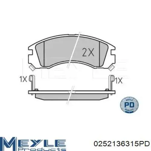  Pastillas de freno delanteras para Mitsubishi L 400 PAOV