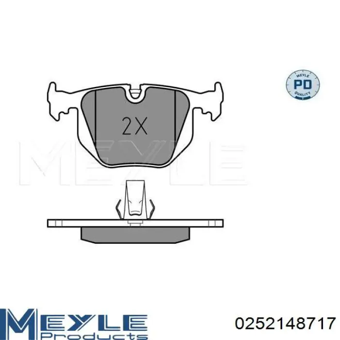  Pastillas de freno traseras para BMW X3 E83