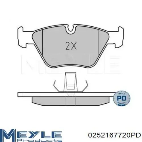 3411675470500 BMW pastillas de freno delanteras