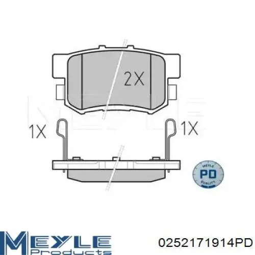  Pastillas de freno traseras para Honda STREAM RN