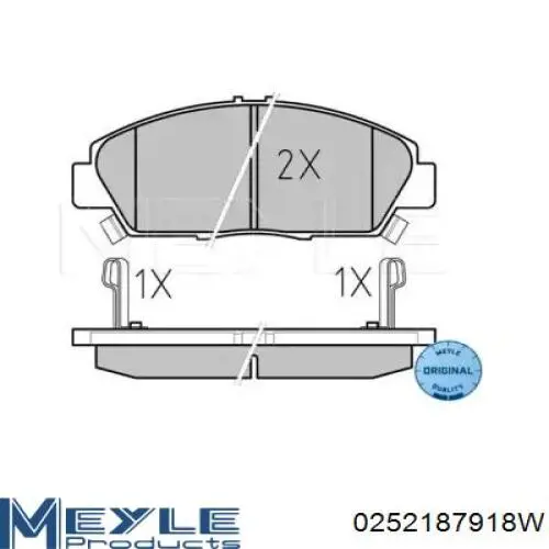 45022S30J02 Honda pastillas de freno delanteras