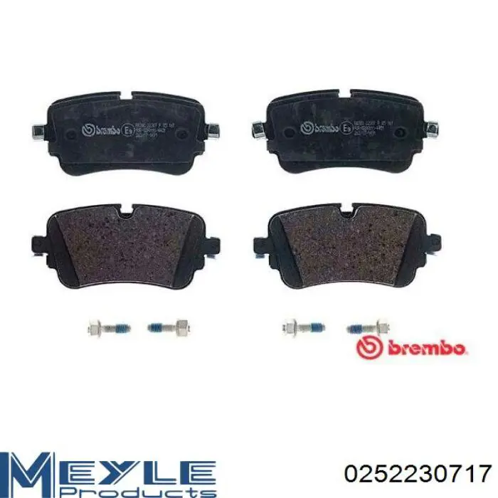  Pastillas de freno traseras para Audi Q8 4MN, 4MT