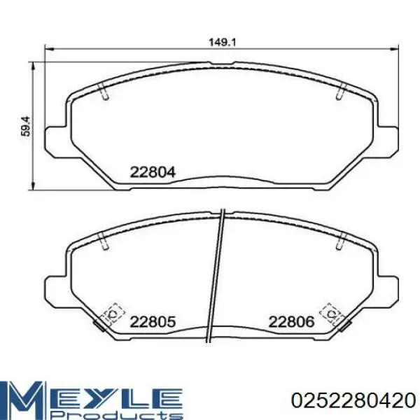  Pastillas de freno delanteras para Hyundai I30 PD