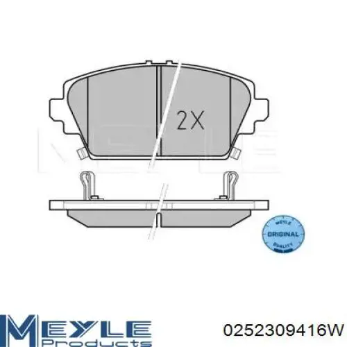  Pastillas de freno delanteras para Nissan Almera V10