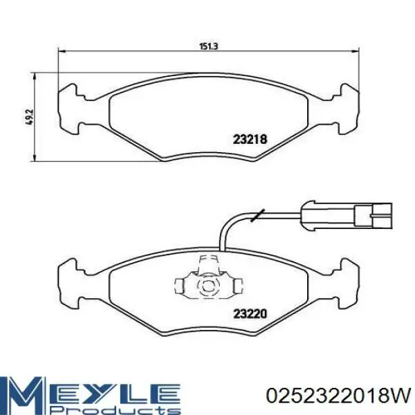 71738156 Fiat/Alfa/Lancia pastillas de freno delanteras