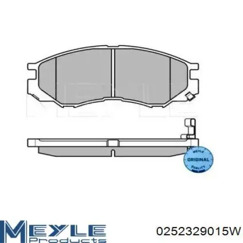 MR389547 Mitsubishi pastillas de freno delanteras