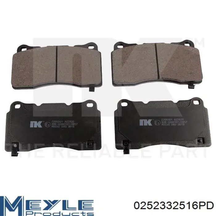  Pastillas de freno delanteras para Volvo S60 1 