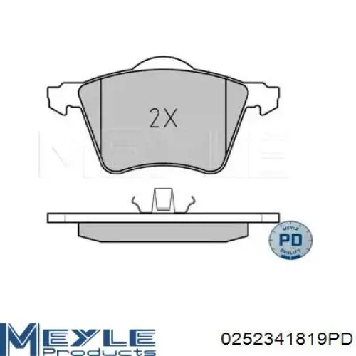 1M212K021BA Ford pastillas de freno delanteras