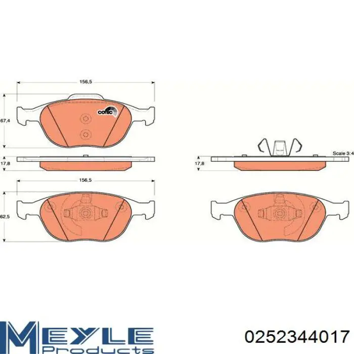 363916060256 Magneti Marelli pastillas de freno delanteras