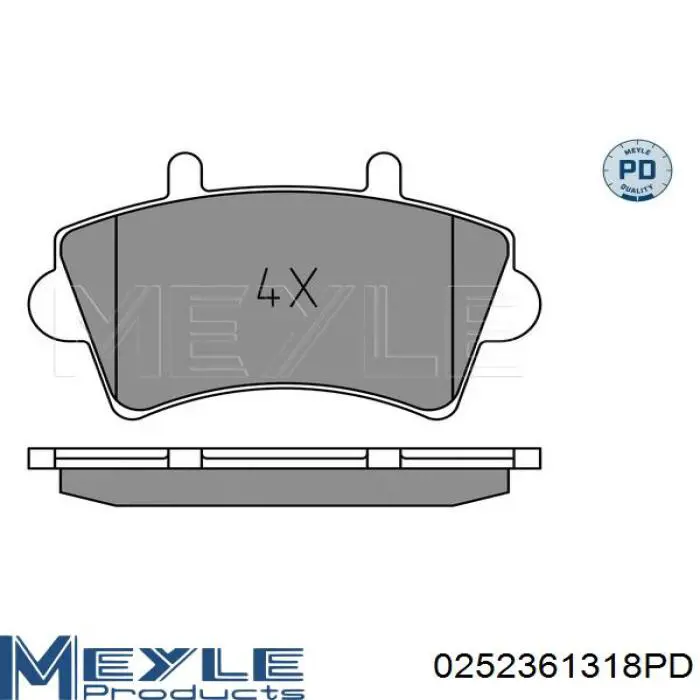  Pastillas de freno delanteras para Renault Master 2 