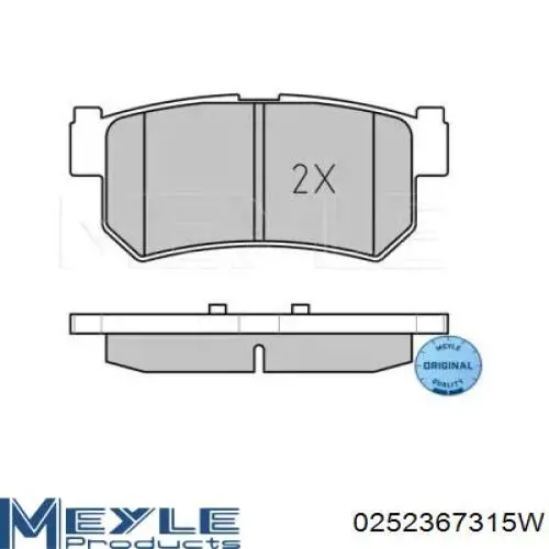  Pastillas de freno traseras para SsangYong Actyon QJ